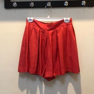 BCBGeneration Pleated Coral Skort